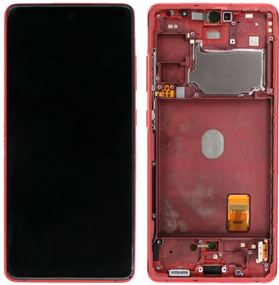 Módulo Pantalla Display (Original) - Cloud Red, Samsung Galaxy S20 FE (5G); SM-G781 Original Service Pack GH82-29056E