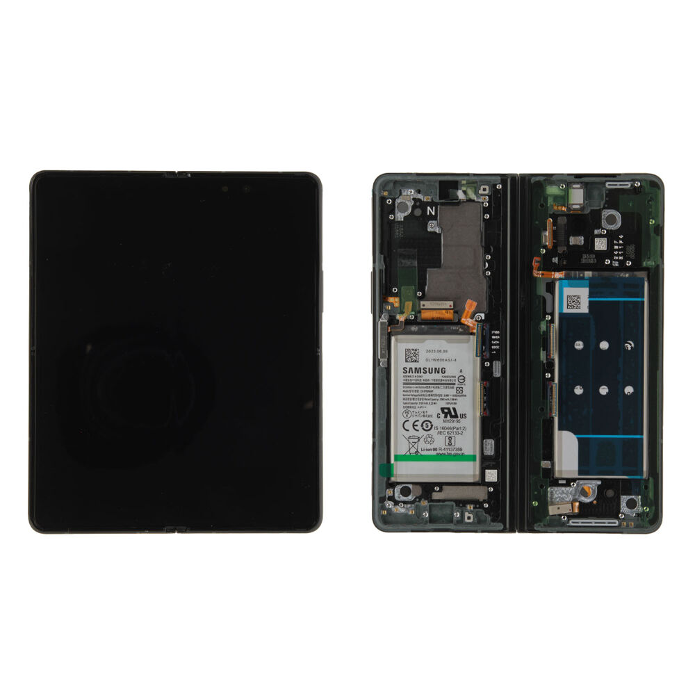 Módulo Pantalla Display inner incl. battery (Original) - Phantom Green, Samsung Galaxy Z Fold3 (5G); SM-F926 Original Service Pack GH82-26234B