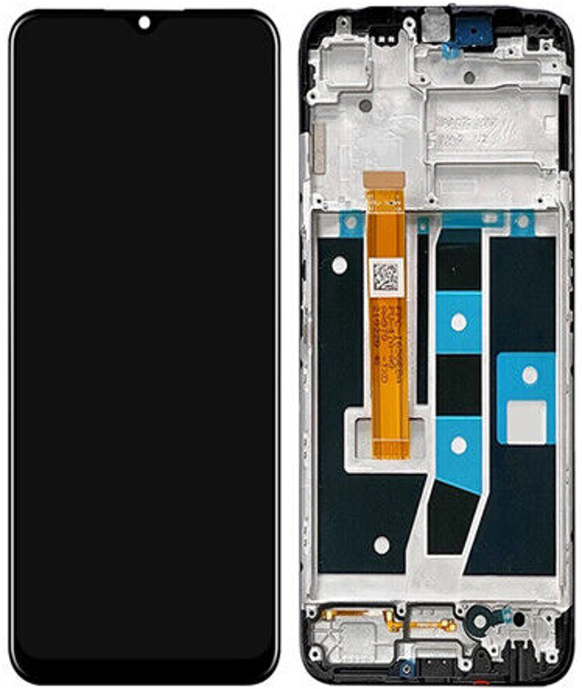 Módulo Pantalla Display (Original) - Black, Oppo A54s Original Service Pack