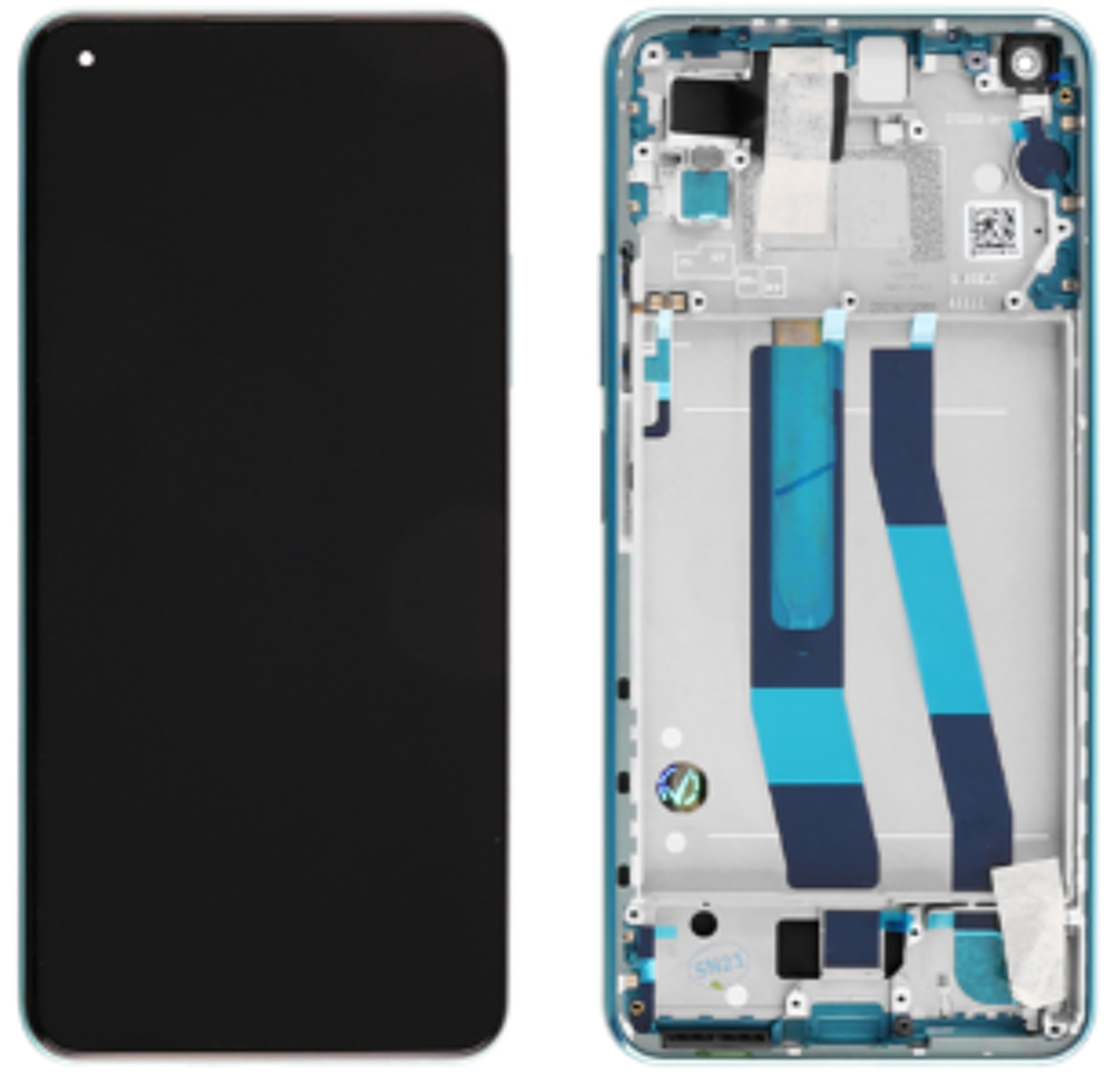Display (Original) - Green, Xiaomi 11 Lite (5G) NE