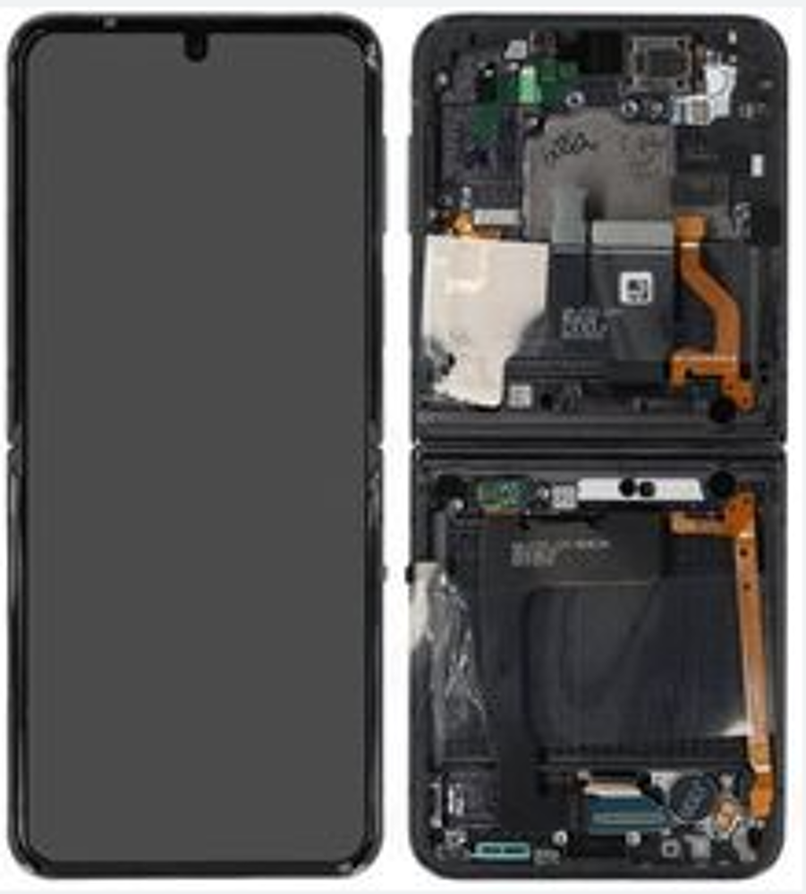 Módulo Pantalla Display (Original) - Black, Samsung Galaxy Z Flip4; SM-F721B Original Service Pack GH82-29440E