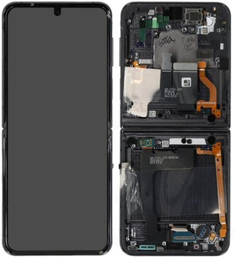 Módulo Pantalla Display (Original) - Graphite, Samsung Galaxy Z Flip4; SM-F721B Original Service Pack GH82-29440A