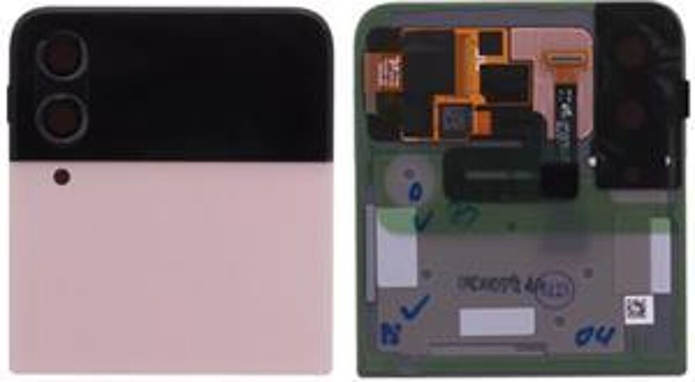 Módulo Pantalla Display outer (Original) - Rose/Gold, Samsung Galaxy Z Flip4, SM-F721B Original Service Pack GH97-27947C