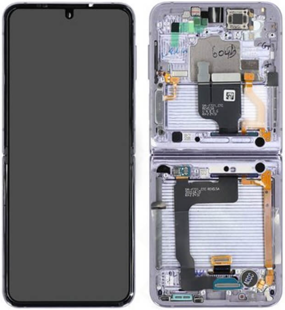 Módulo Pantalla Display (Original) - Purple, Samsung Galaxy Z Flip4; SM-F721B Original Service Pack GH82-29440B