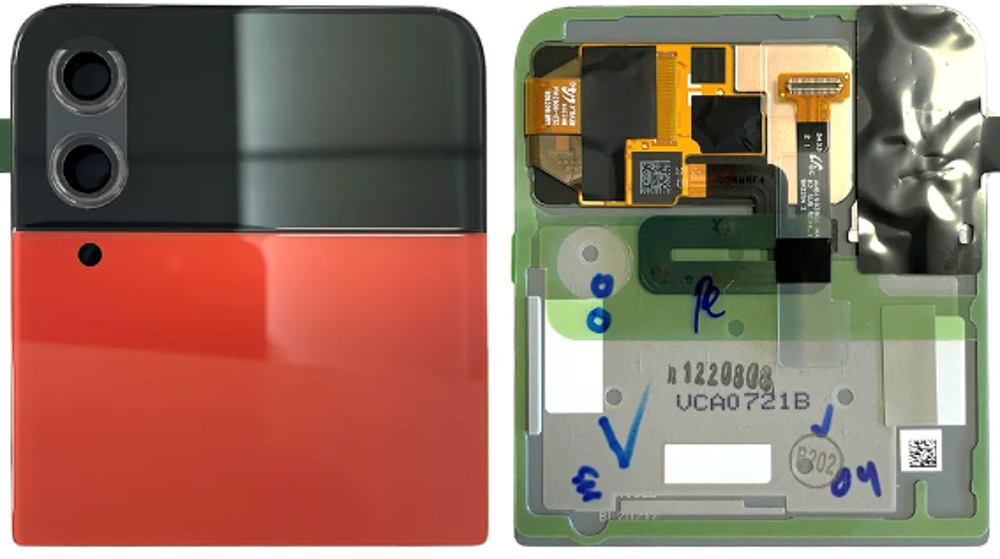 Módulo Pantalla Display outer (Original) - Red, Samsung Galaxy Z Flip4, SM-F721B Original Service Pack GH97-27947H
