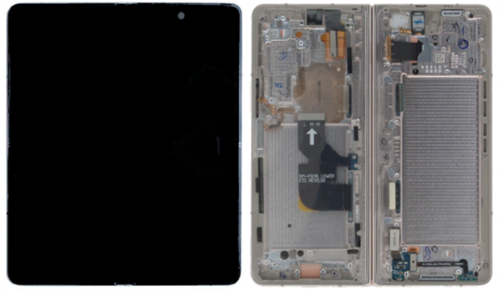 Módulo Pantalla Display inner (Original) - Beige, Samsung Galaxy Z Fold4; SM-F936B Original Service Pack GH82-29461C