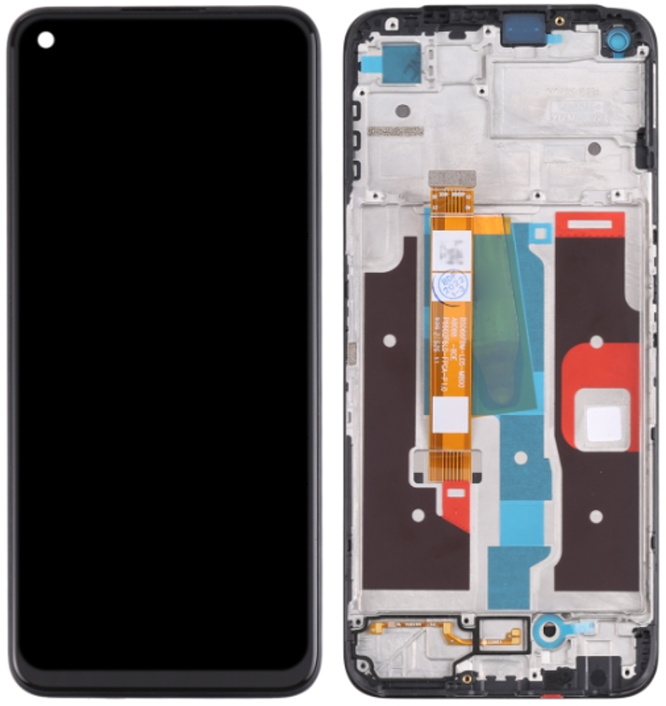 Display (Original) - Black, Realme 8i & Narzo 50