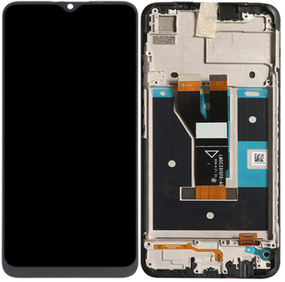 Display (Original) - Black, Realme C21 (RMX3201)