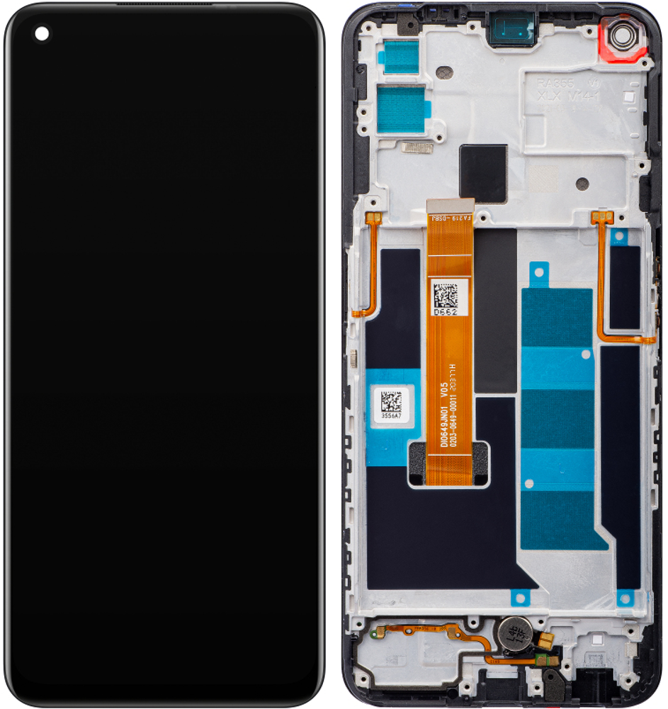 Display (Original) - Black, Realme GT Neo2 (RMX3370)