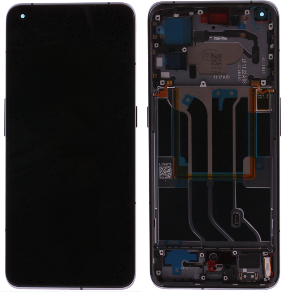 Display (Original) - Black, Realme GT2 Pro (RMX3300, RMX3301)
