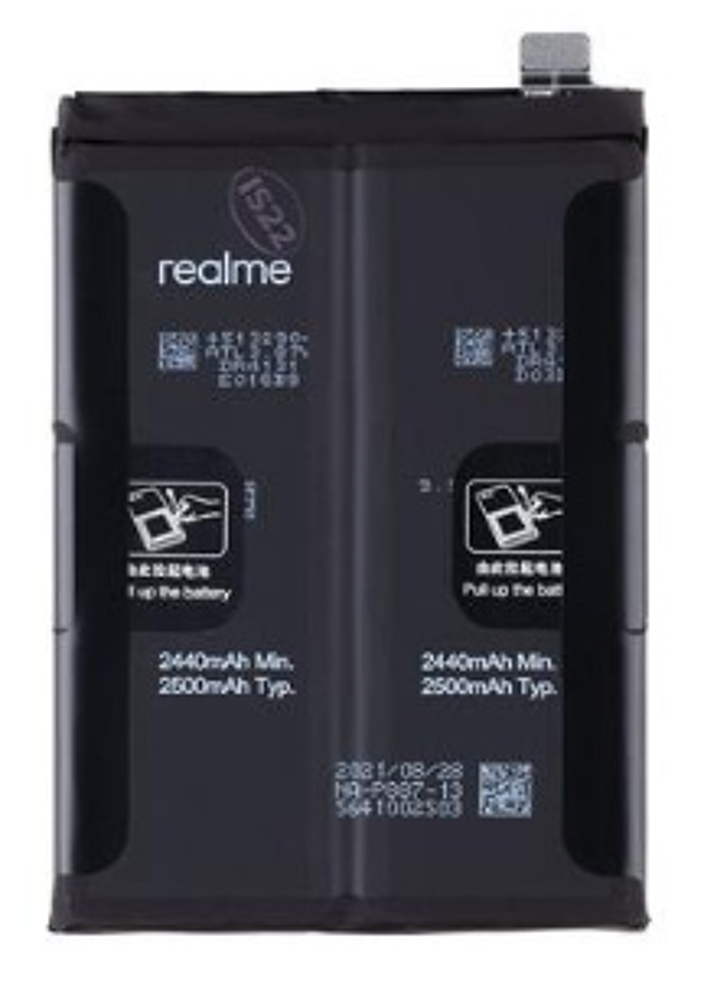 Battery (Original), Realme GT Neo 3 / GT Neo 3T / GT2 Pro / GT2 / GT Neo2; RMX3370