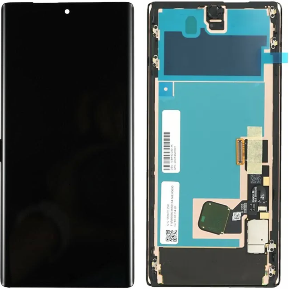 Módulo Pantalla For Google Display incl. frame (Refurb) - Stormy Black, Google Pixel 6 Pro Original Service Pack