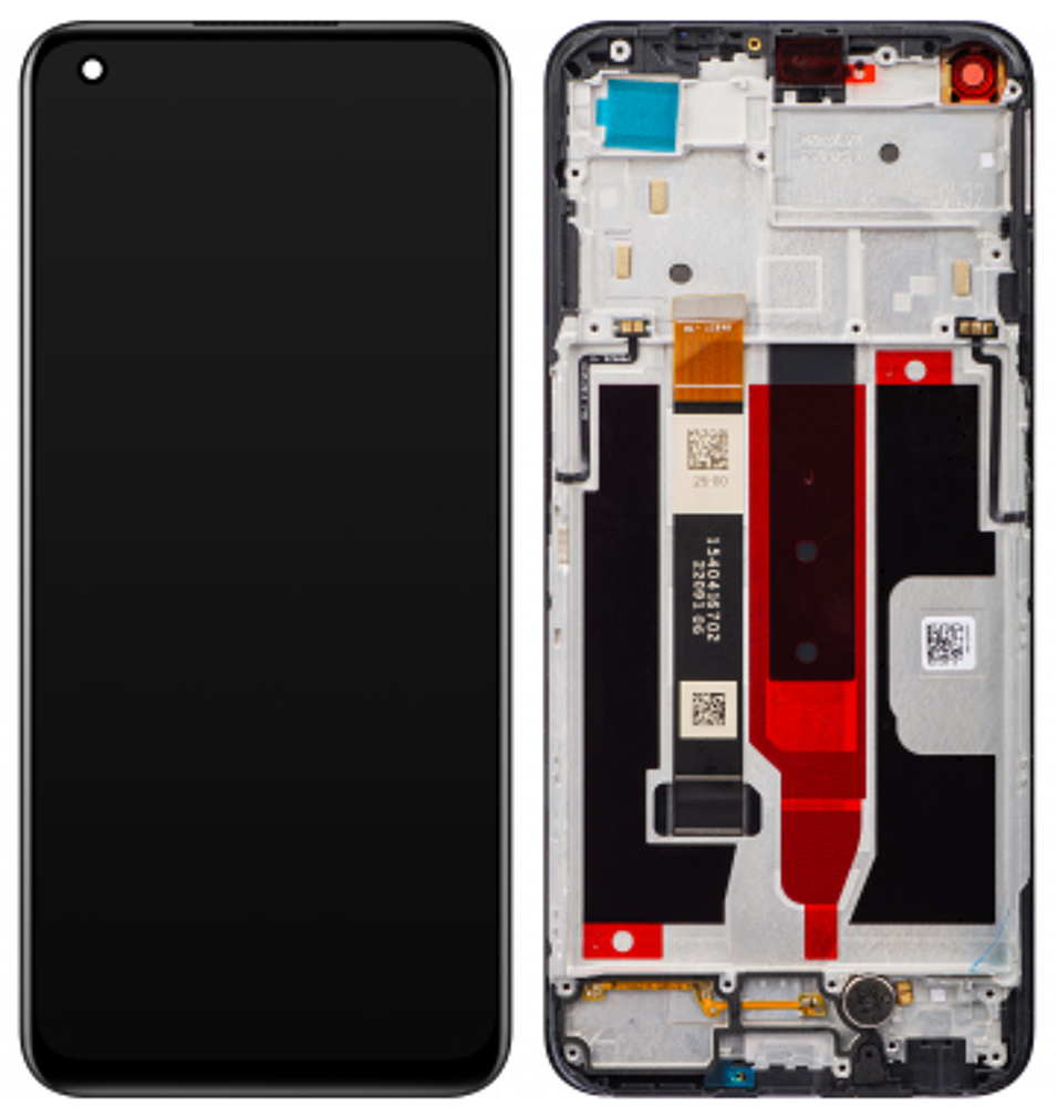 Display (Original) - Black, Realme 8 (5G) (RMX3241)