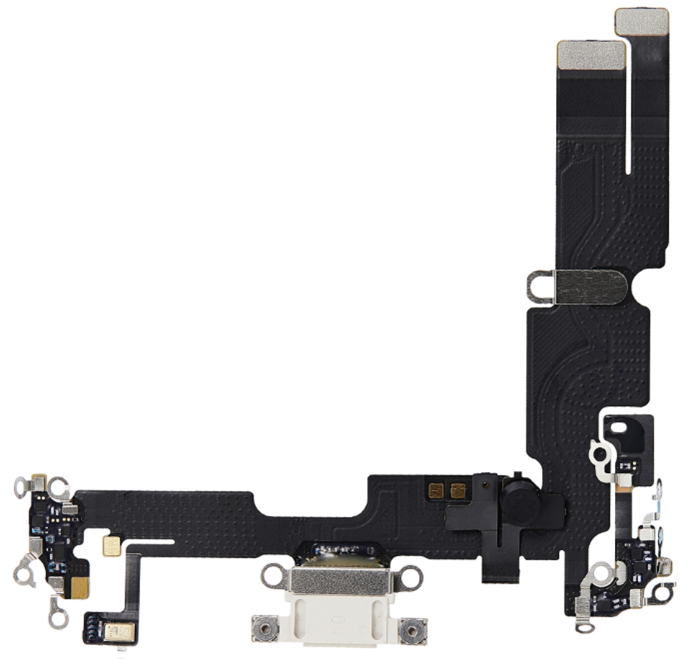 Dock Connector - White, for iPhone 14 Plus