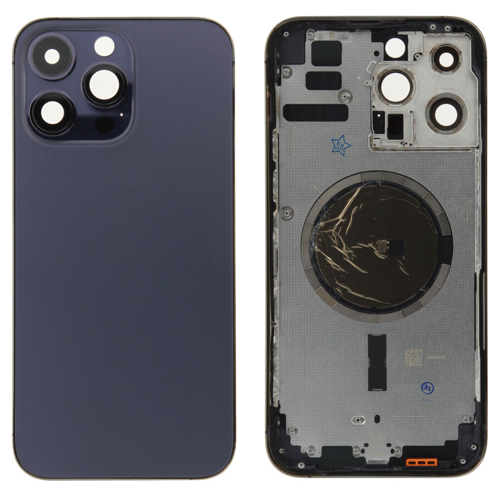 Rear Cover (excl. Logo) - Purple, For iPhone 14 Pro Max
