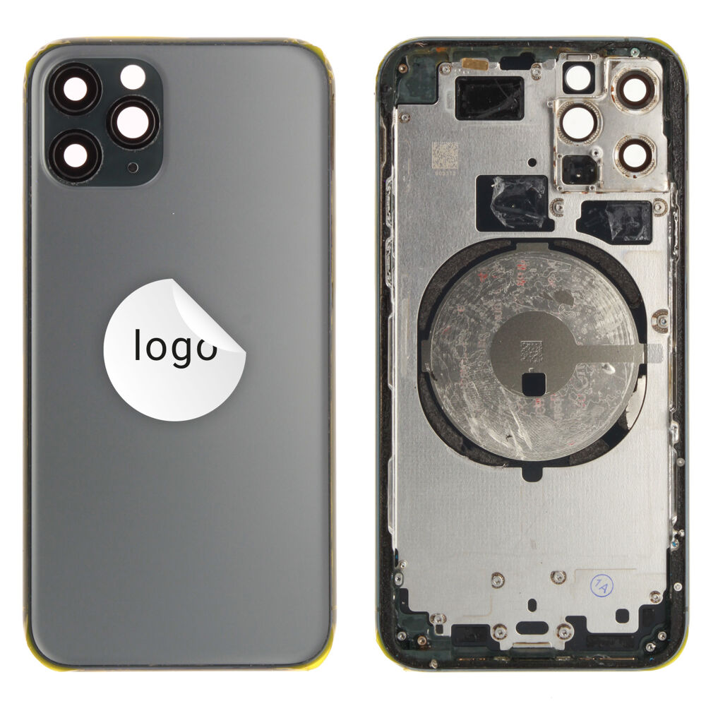 Rear Cover (Pulled A) excl. small parts - Green, For iPhone 11 Pro