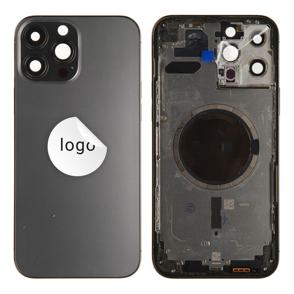 Rear Cover (Pulled A) excl. small parts - Graphite, For iPhone 13 Pro Max