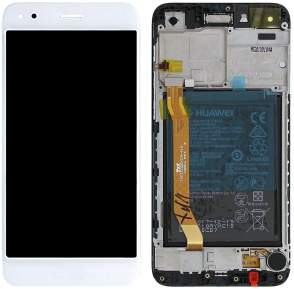 Módulo Pantalla Display incl. battery (Original) - White, Huawei Y6 Pro (2017) / P9 Lite Mini Original Service Pack