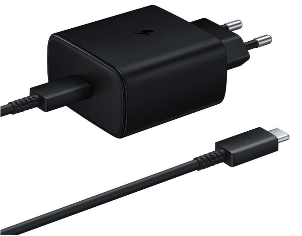 Samsung Travel Charger (USB Type-C) 15W (with cable) - Black (retail packaging)