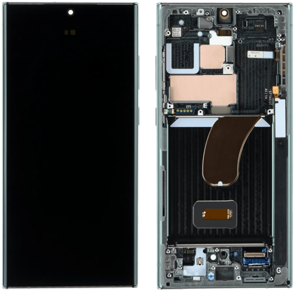 Módulo Pantalla Display (Original) - Green, Samsung Galaxy S23 Ultra; SM-S918B Original Service Pack GH82-30466C