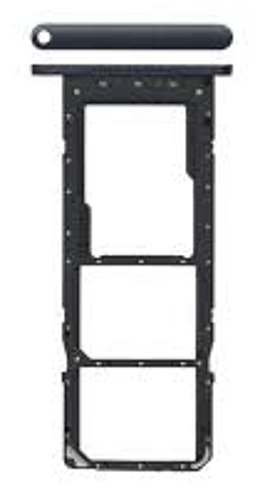 SIM tray (Original) - Black, Samsung Galaxy A14; SM-A145