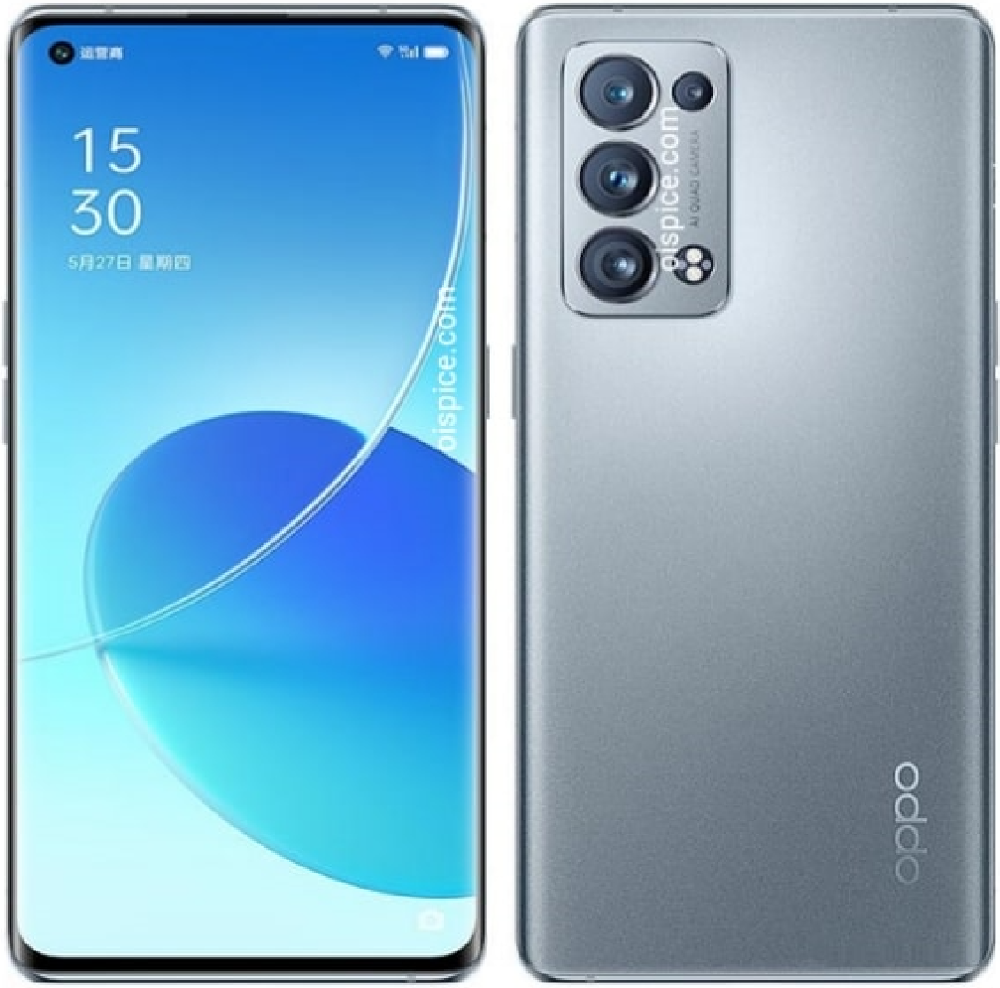 Back Glass - Grey, Oppo Reno 6 Pro (5G)