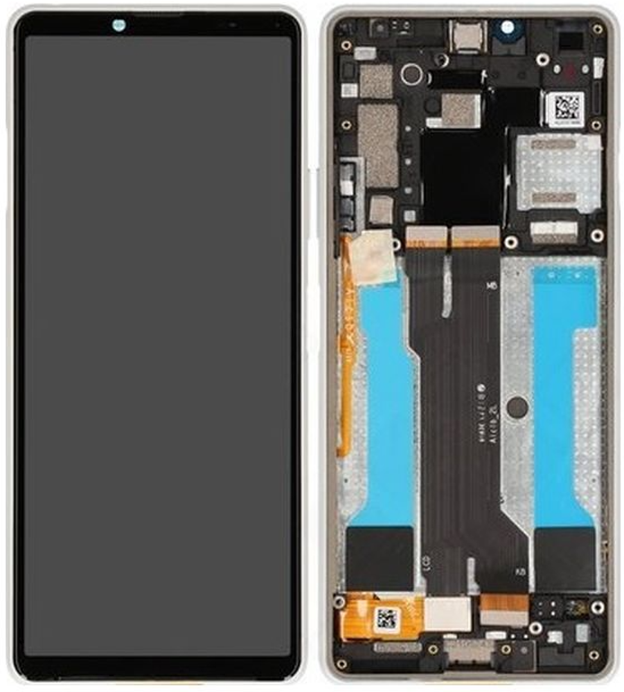 Módulo Pantalla Display (Original) - White, Sony Xperia 10 III Original Service Pack