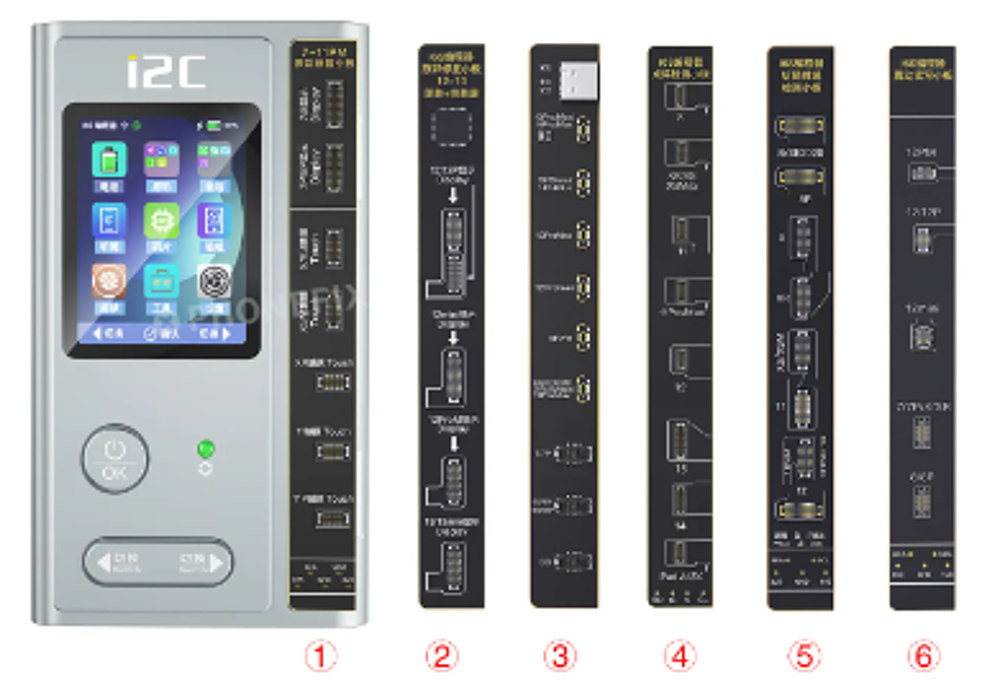 i2C i6S Intelligent Programmer For iPhone 6-13 Face ID Dot Matrix Repair Battery Screen Original Color True Tone Function
