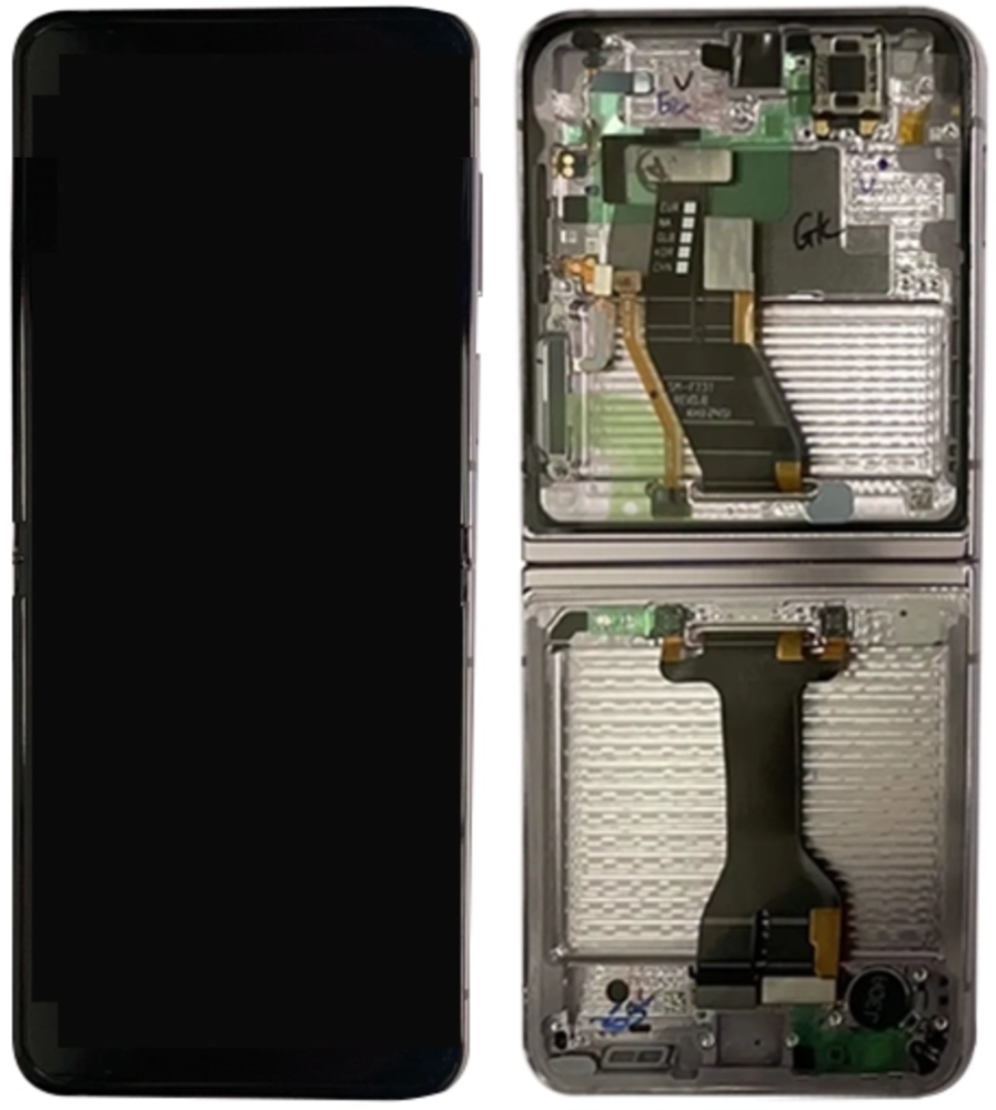 Módulo Pantalla Display (Original) - Cream, Samsung Galaxy Z Flip5; SM-F731B Original Service Pack GH82-31827B
