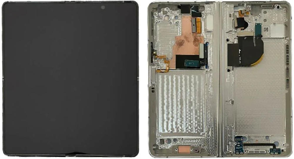 Módulo Pantalla Display inner (Original) - Cream, Samsung Galaxy Z Fold5; SM-F946B Original Service Pack GH82-31842B
