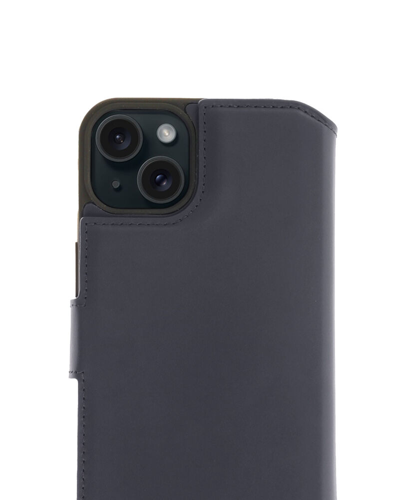 2 in 1 Wallet Case - Dark Blue, for iPhone 15 Plus