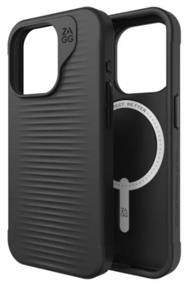 Luxe Snap - Black, For iPhone 15 Pro