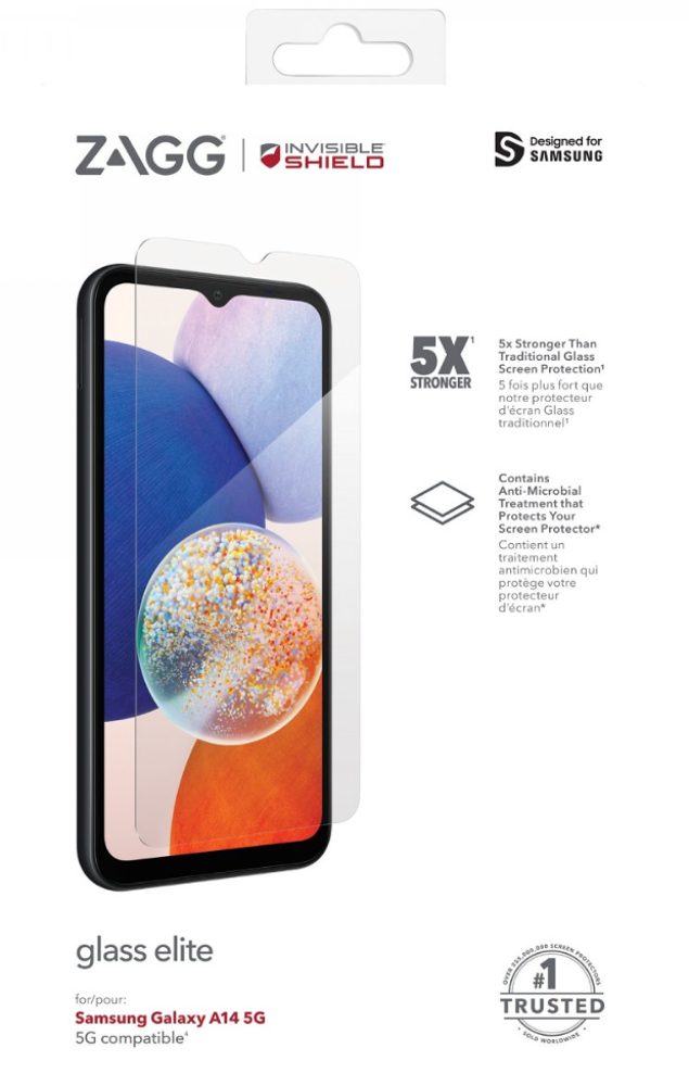 ZAGG/InvisibleShield Glass Elite for Samsung Galaxy A14 (5G)