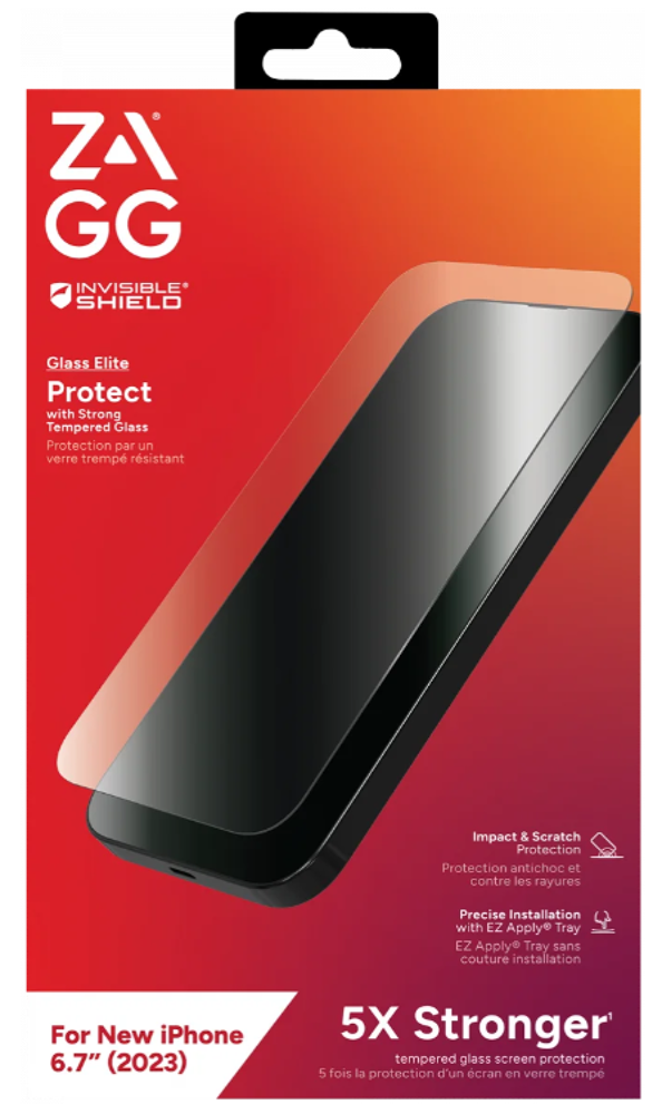 ZAGG/InvisibleShield Glass Elite for Apple 15 Plus