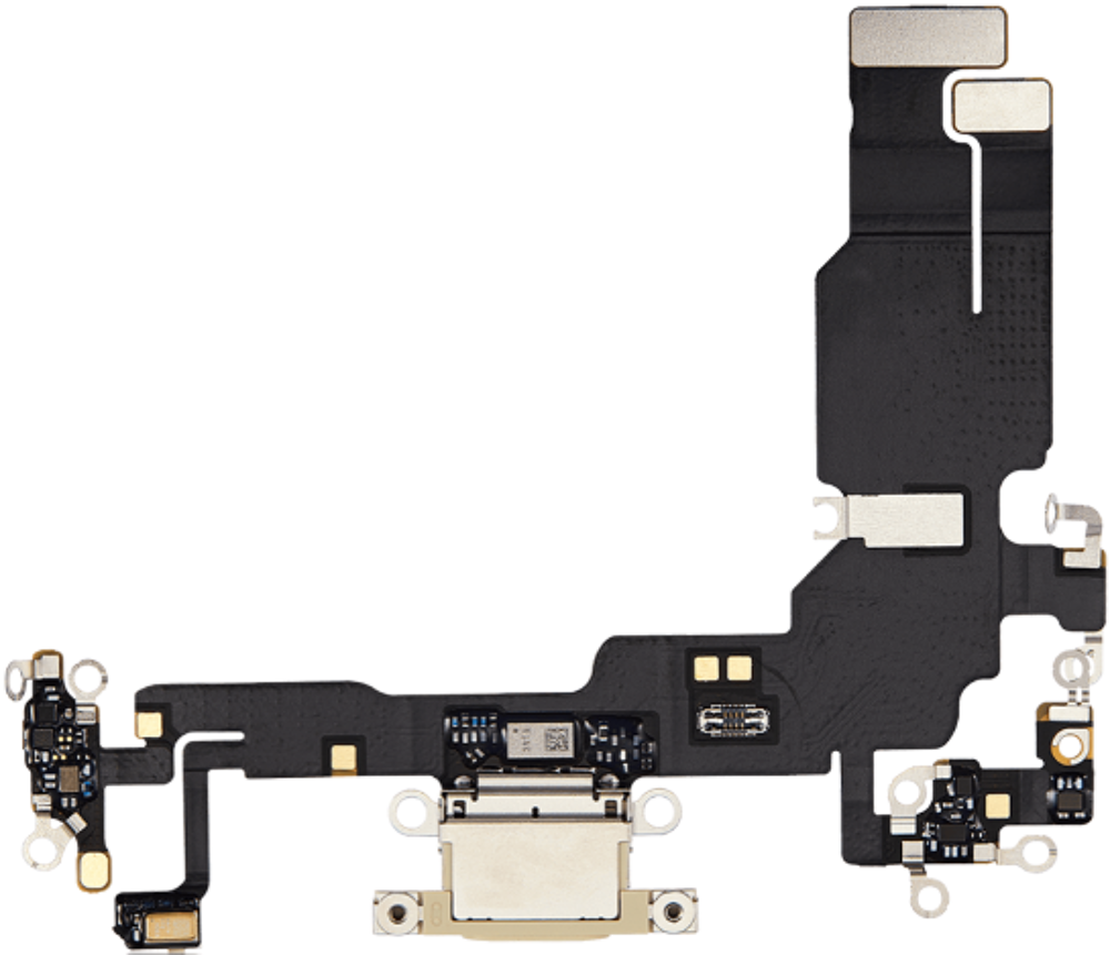 Dock Connector - Yellow, for iPhone 15