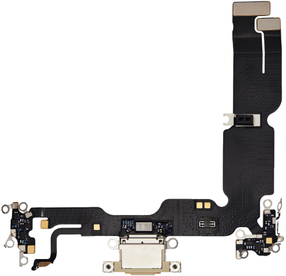 Dock Connector - Yellow, for iPhone 15 Plus