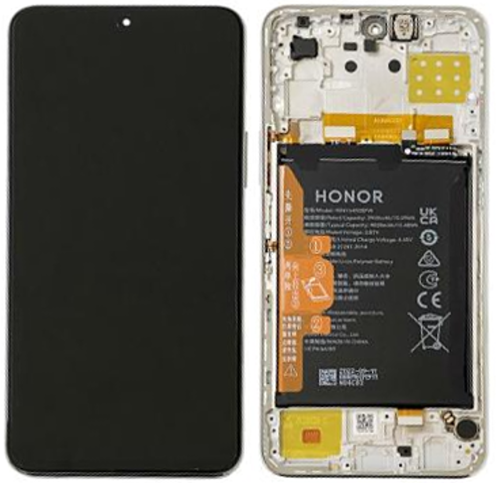 Módulo Pantalla Display incl. frame (Original) - Silver, Honor X8 Original Service Pack