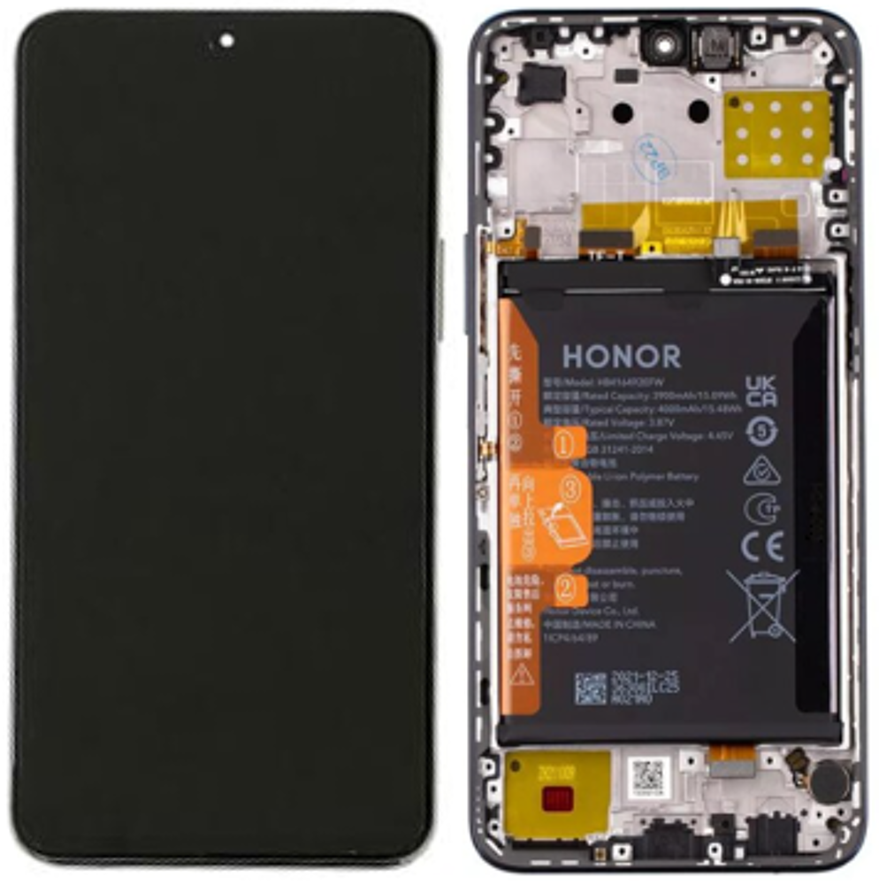 Módulo Pantalla Display incl. frame (Original) - Blue, Honor X8 Original Service Pack