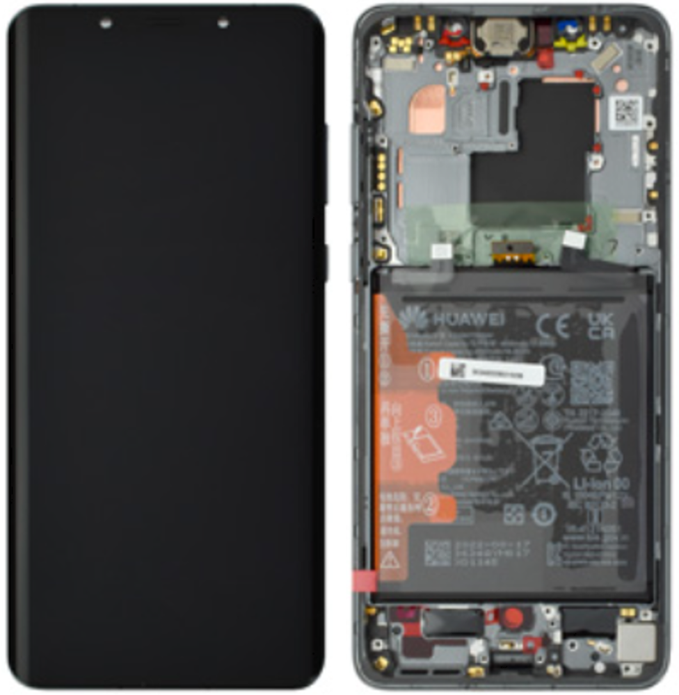 Módulo Pantalla Display incl. battery (Original) - Black, Huawei P50 Original Service Pack