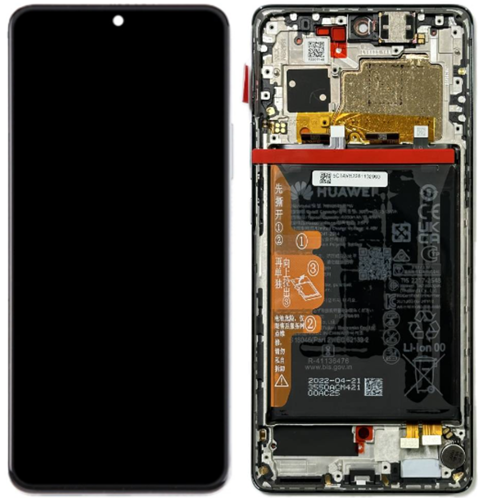 Módulo Pantalla Display incl. battery (Original) - Black, Huawei Nova 10 Original Service Pack