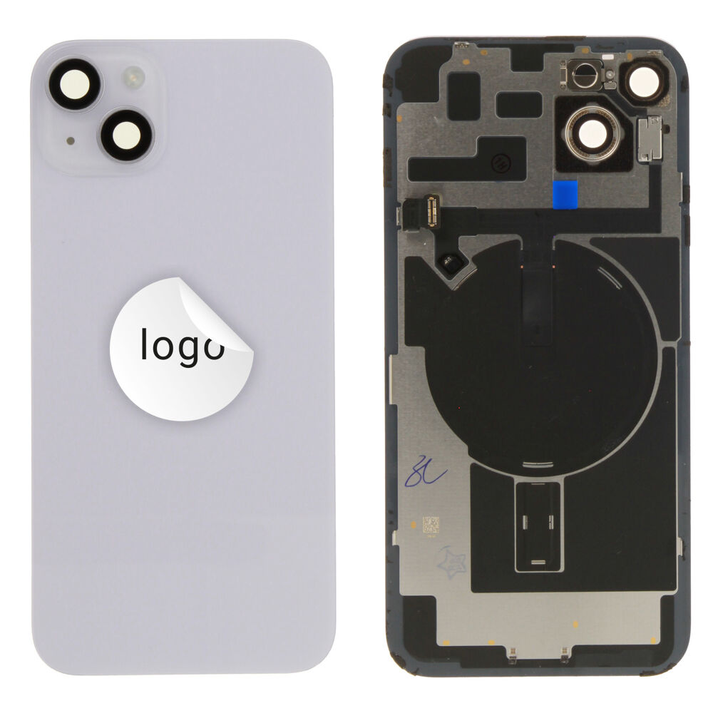 Back Glass (Pulled A) - Purple, For iPhone 14 Plus