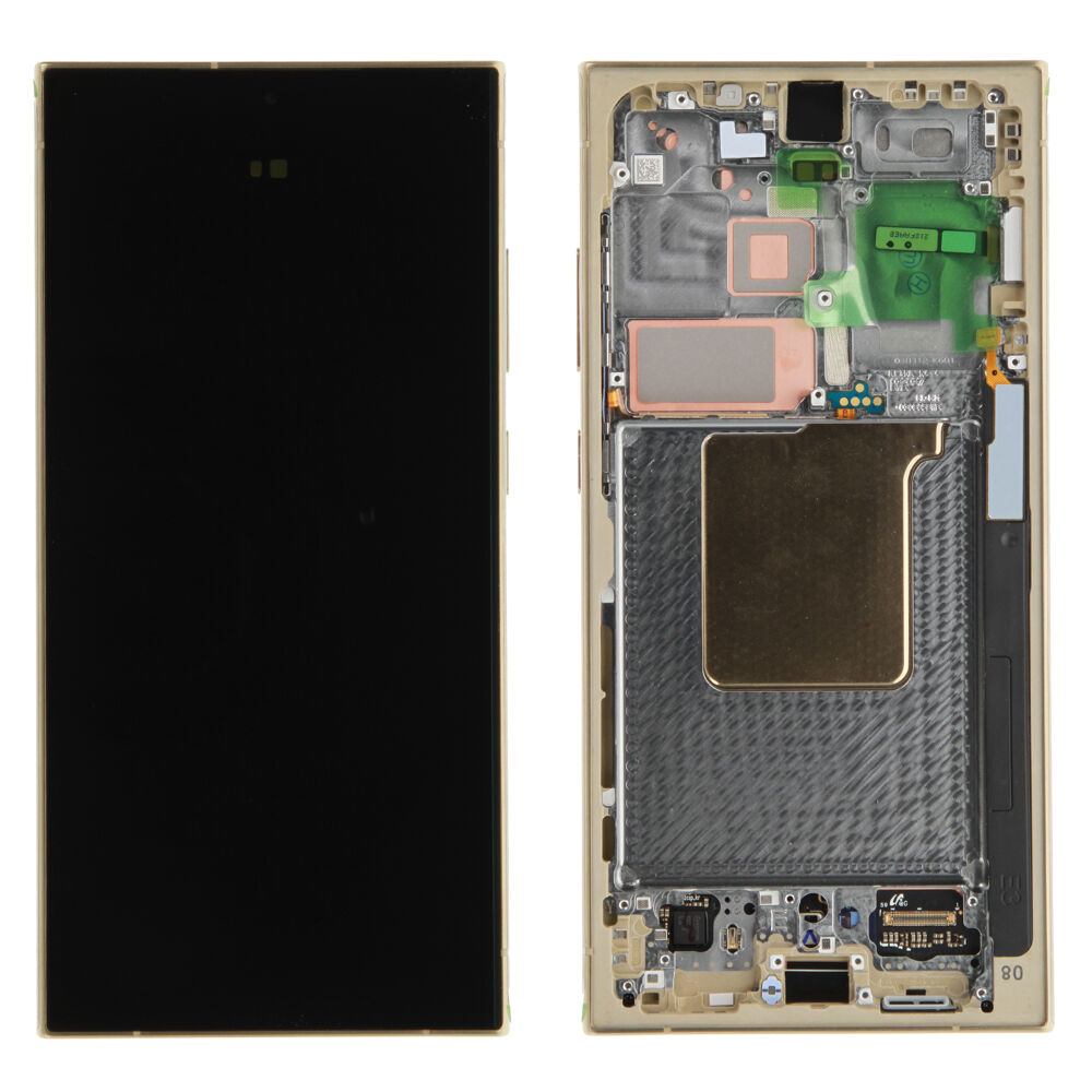 Módulo Pantalla Display (Original) - Titanium Yellow, Samsung Galaxy S24 Ultra; SM-S928 Original Service Pack GH82-33396C