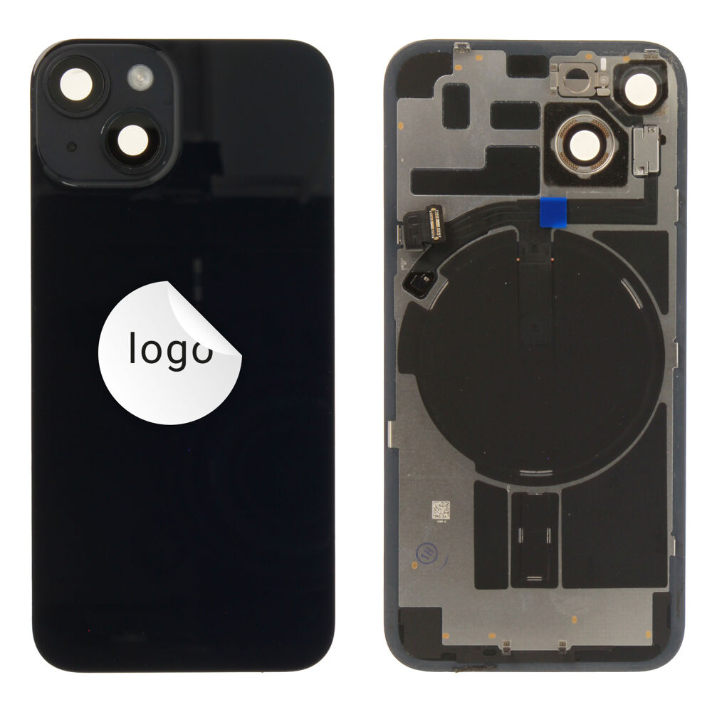 Back Glass (Pulled B) - Black, For iPhone 14