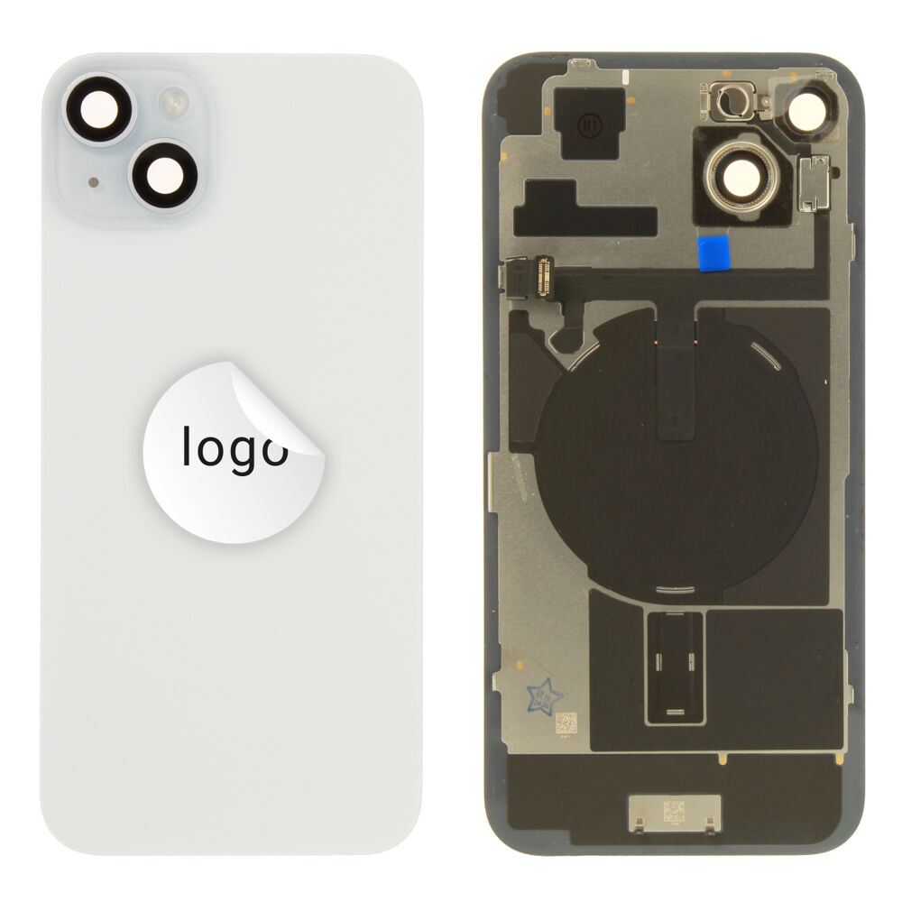 Back Glass (Pulled C) - Blue, For iPhone 15 Plus