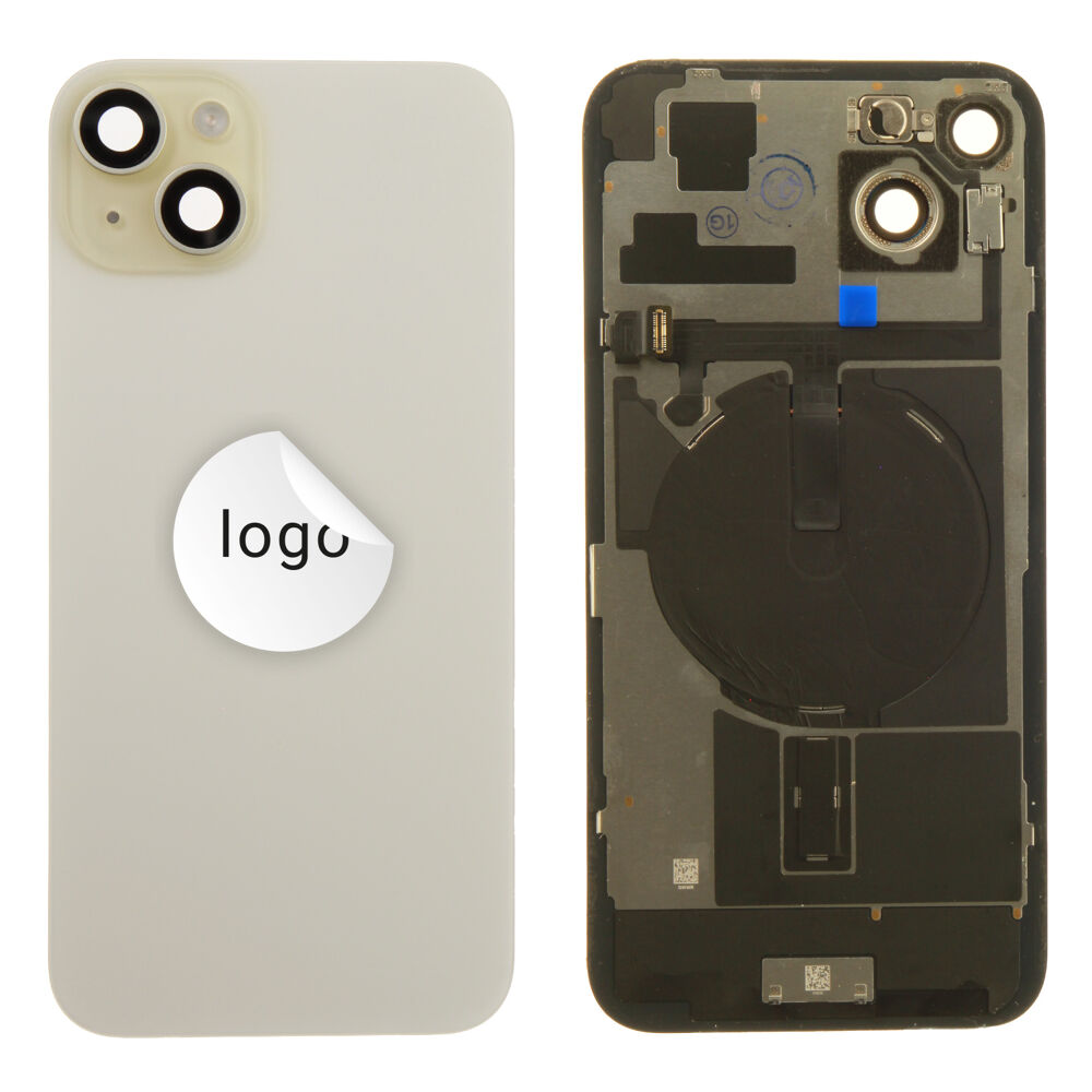 Back Glass (Pulled C) - Yellow, For iPhone 15 Plus