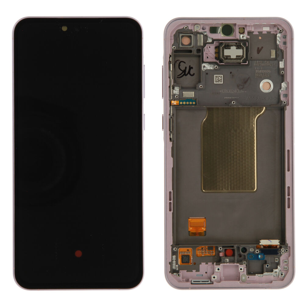 Módulo Pantalla Display incl. pre-assembled frame - Lavender, Samsung Galaxy A55; SM-A556 Original Service Pack GH82-34305C