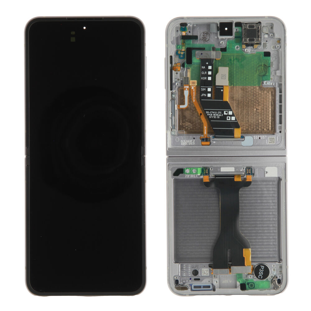 Módulo Pantalla Display (Original) - Silver, Samsung Galaxy Z Flip6; SM-F741B Original Service Pack GH82-35014A