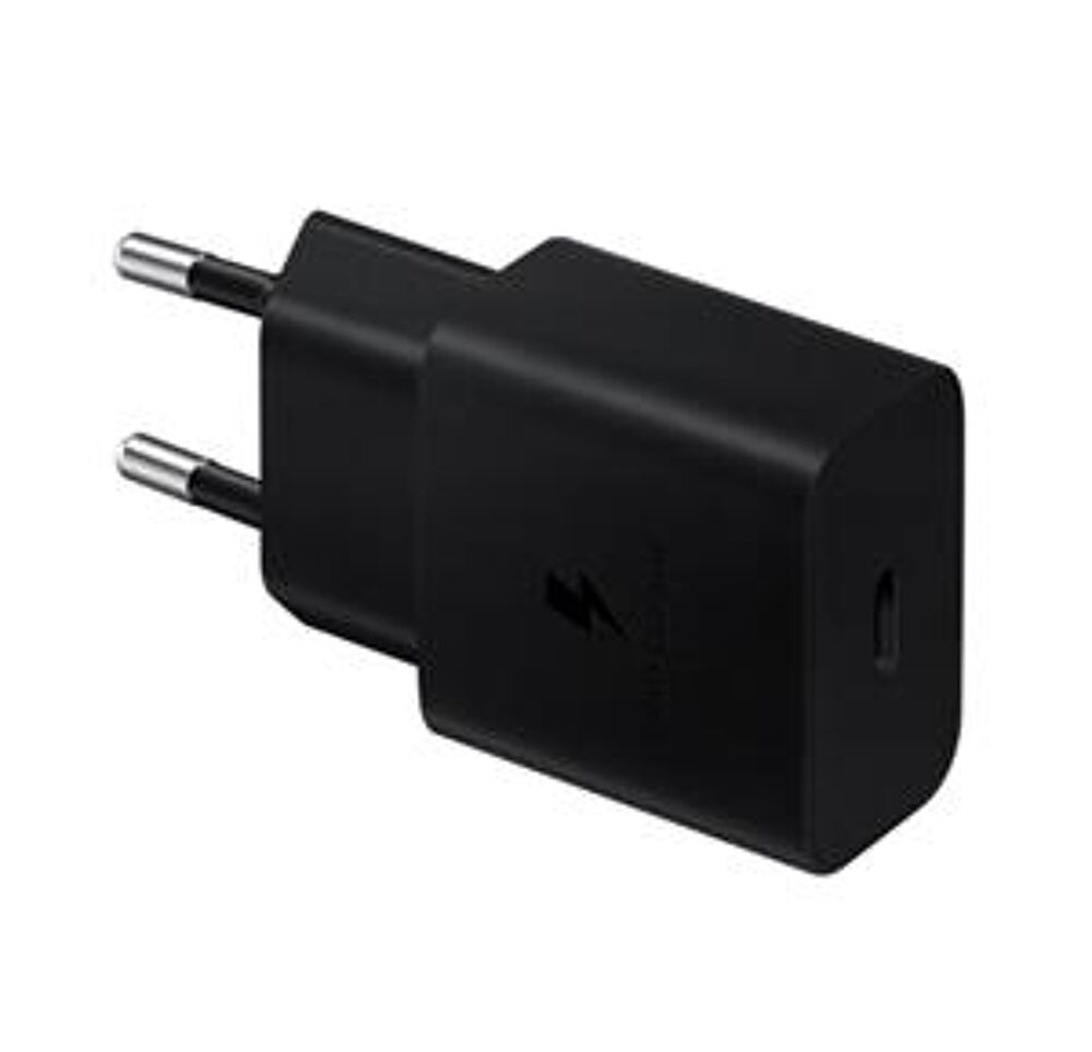 Samsung Travel Fast Charger (USB Type-C) 15W - Black (bulk packaging) (**Charger ONLY**)