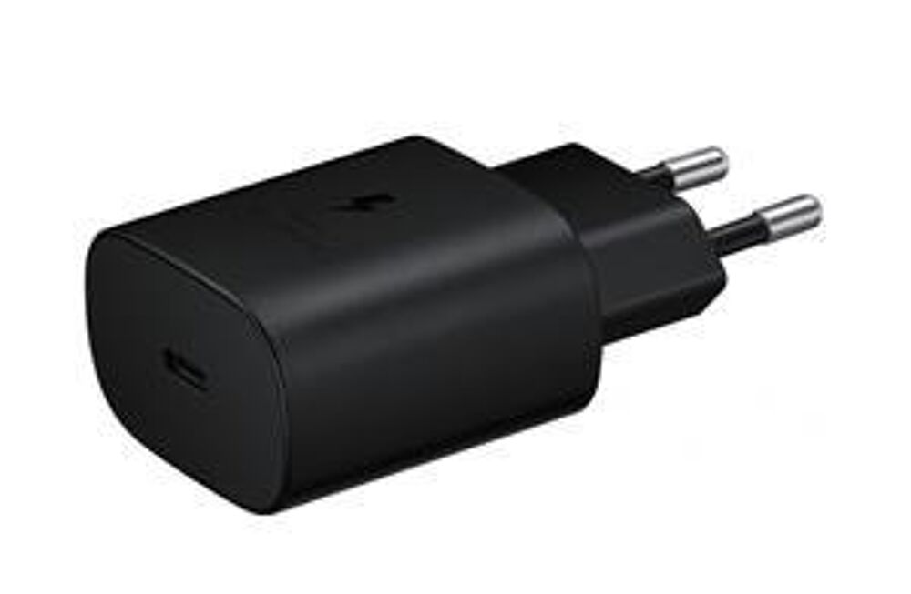 Samsung Travel Fast Charger (USB Type-C) 3A 25W - Black (retail packaging) (**Charger ONLY**)