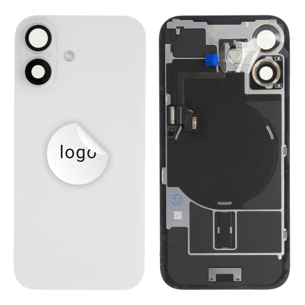 Back Glass (Pulled A) - White, For iPhone 16